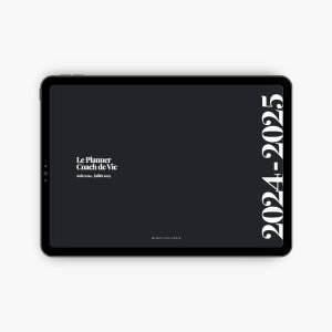 2024-2025 Planner digital - Le Planner Coach de Vie - Horizontal