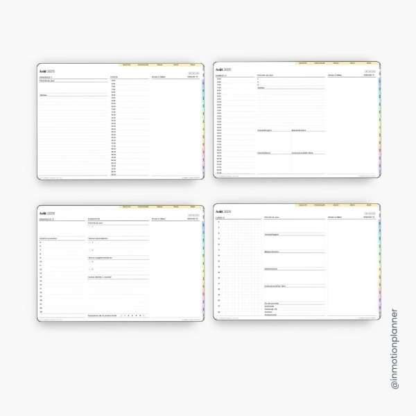2025 Planner digital - Le Planner Coach de Vie - Horizontal - Image 10