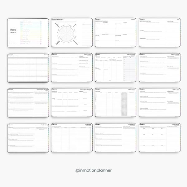 2025 Planner digital - Le Planner Coach de Vie - Horizontal - Image 6