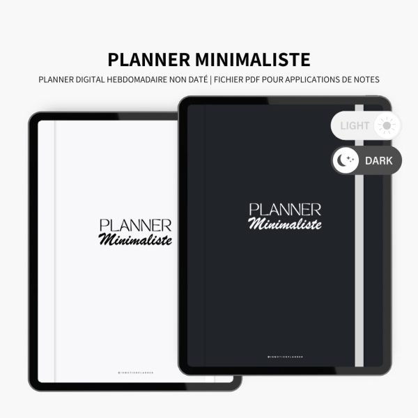 Planner Minimaliste non daté - 52 semaines - Image 5